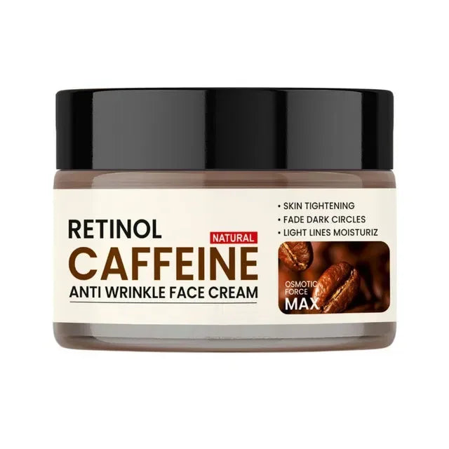 Retinol Caffeine Anti Wrinkle Face Cream for skin tightening and dark circle reduction