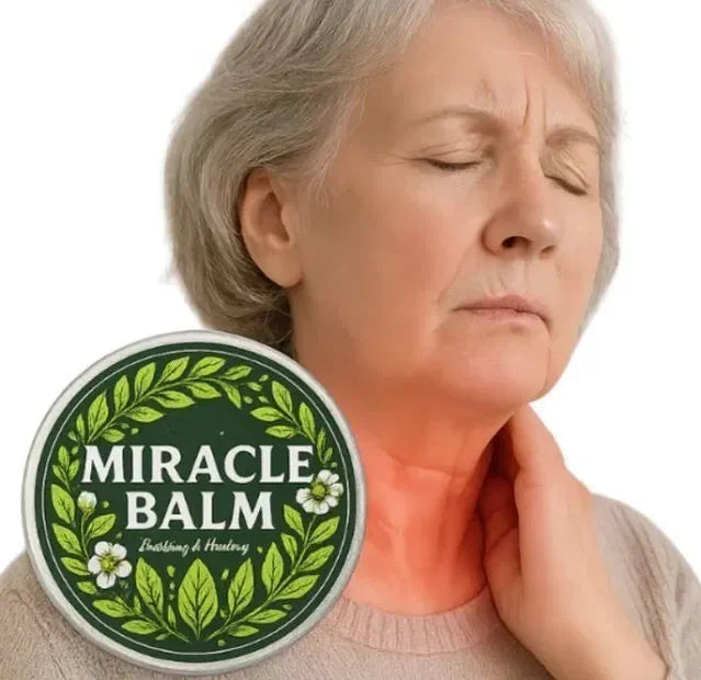 Miracle Balm for soothing neck pain, natural relief with herbal formula